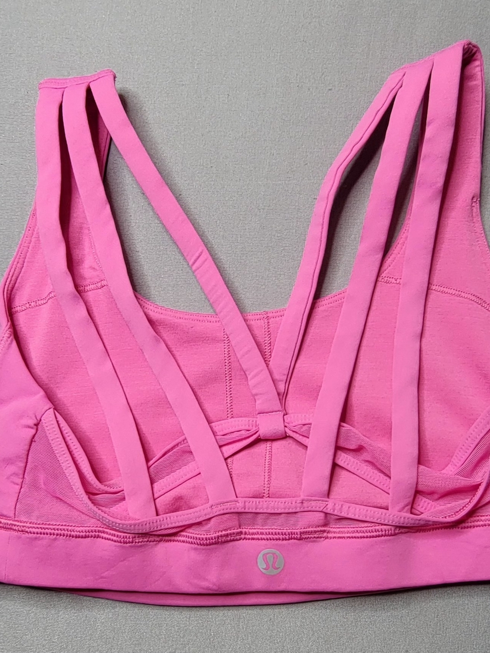 lululemon athletica Womens Energy Exhale Sports Bra Color Pink Paradise Size 6
